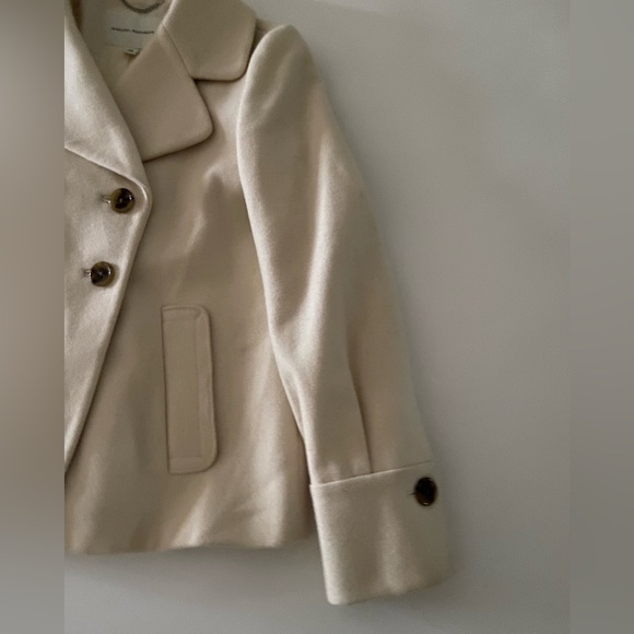 Banana Republic Cream Wool Peacoat - Picture 4 of 7
